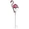 3ft. Solar Lighted Pink Flamingo Outdoor Garden Stake